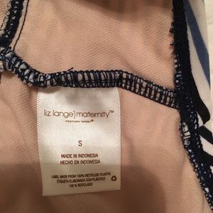Liz Lange Swim - Striped Maternity Swimsuit Liz Lange Swim - Striped Maternity Swimsuit
